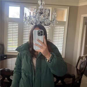 Splendid Dark Green Puffer Jacket